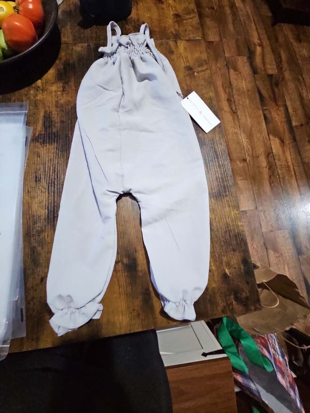 (524) Reverie Threads Louise Jumpsuit Size 12-18 Months Gray